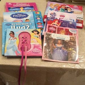 Lot of 9 Disney Princess Books